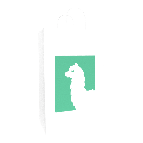 Create a custom white shopper bag.